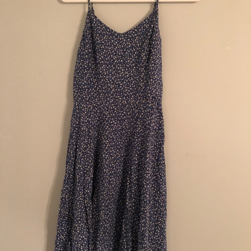 Old Navy XS blue floral sundress